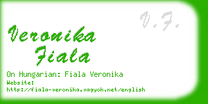 veronika fiala business card